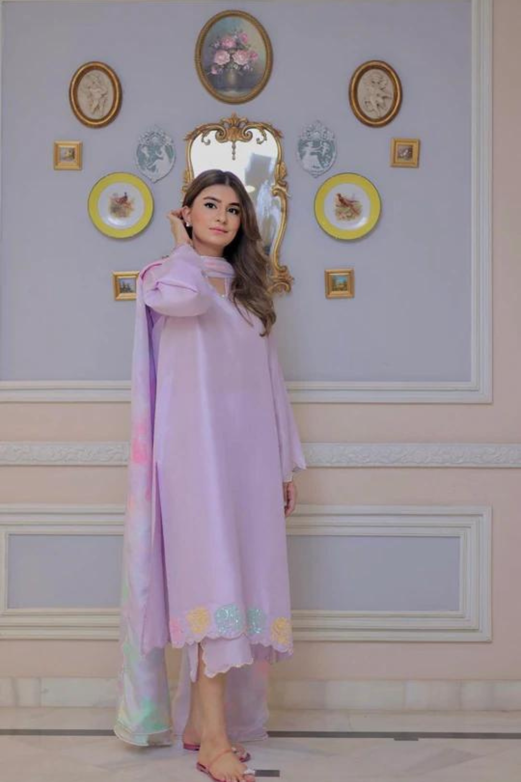 Zehra Saleem Festive Collection - Purple