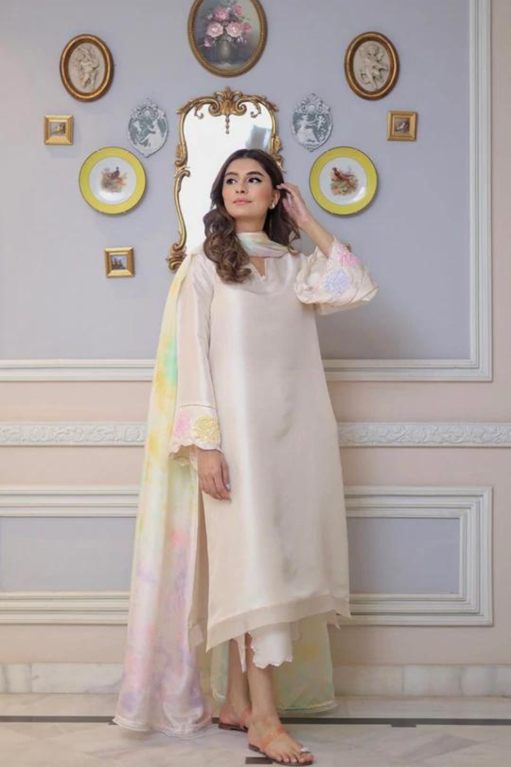 Zehra Saleem Festive Collection - White